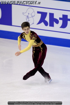 2013-03-02 Milano - World Junior Figure Skating Championships 0148 Slavik Hayrapetyan ARM
